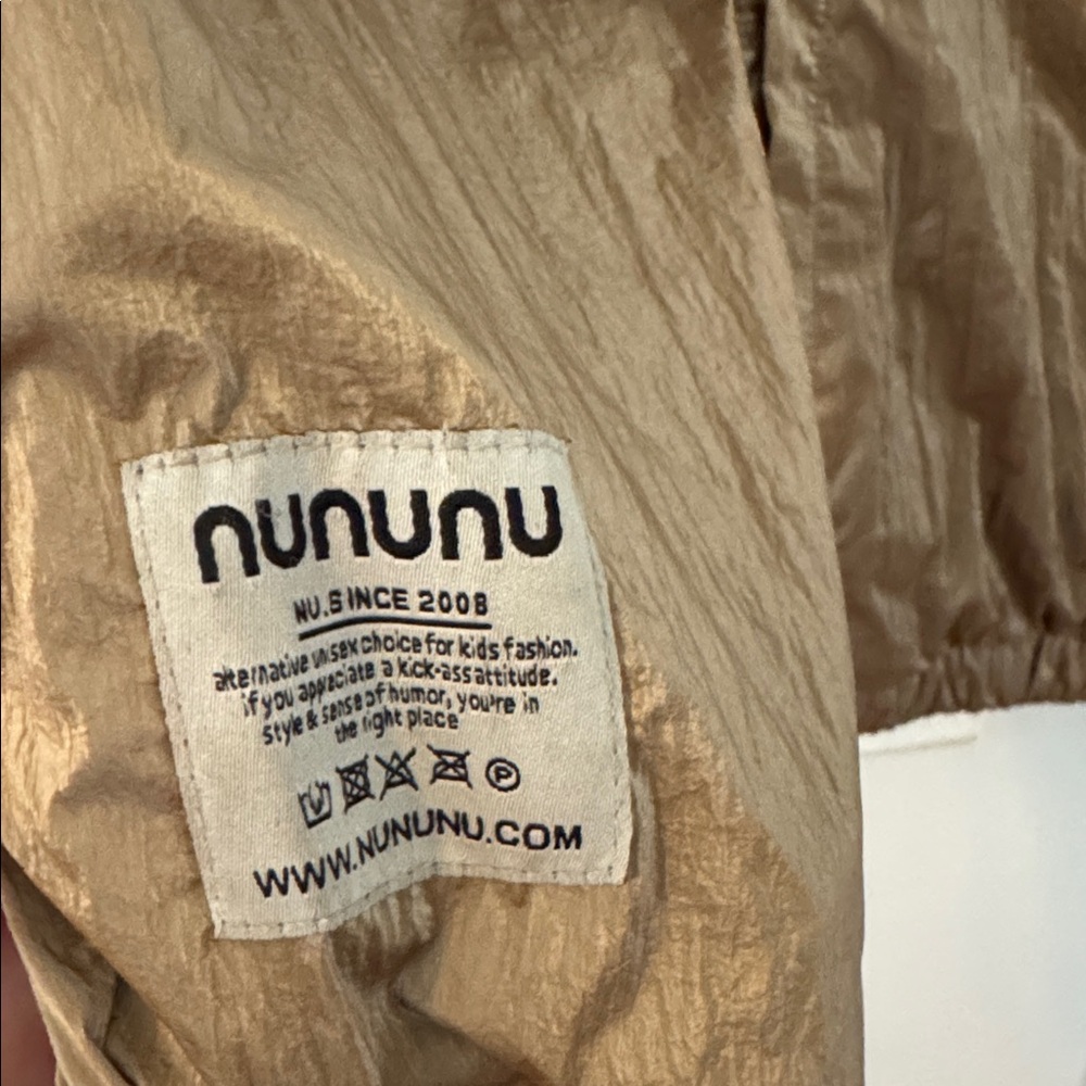 Kids Nununu gold holiday fashion jacket - Picture 3 of 5
